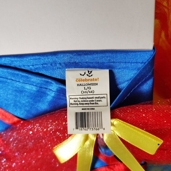 Girls L (10-12) Fairytale Princess Light-Up Dress With Headband Halloween Costum - Picture 9 of 10